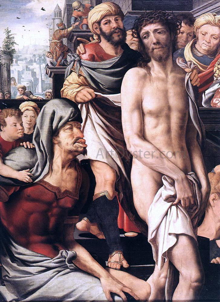 Jan Sanders Van Hemessen Christ Mocked (detail) - Canvas Print
