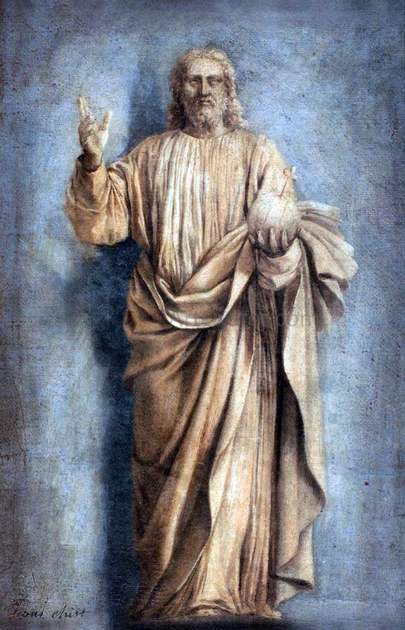 Laurent De La Hire Christ The Judge - Canvas Print