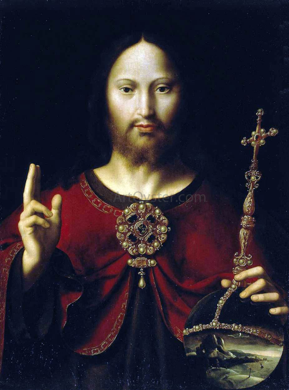 Jeronimo De Bobadilla Christ the Saviour - Canvas Print