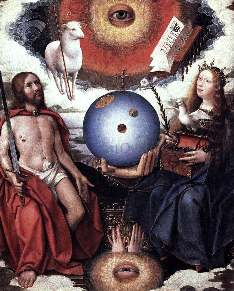 Jan Provost Christian Allegory - Canvas Print