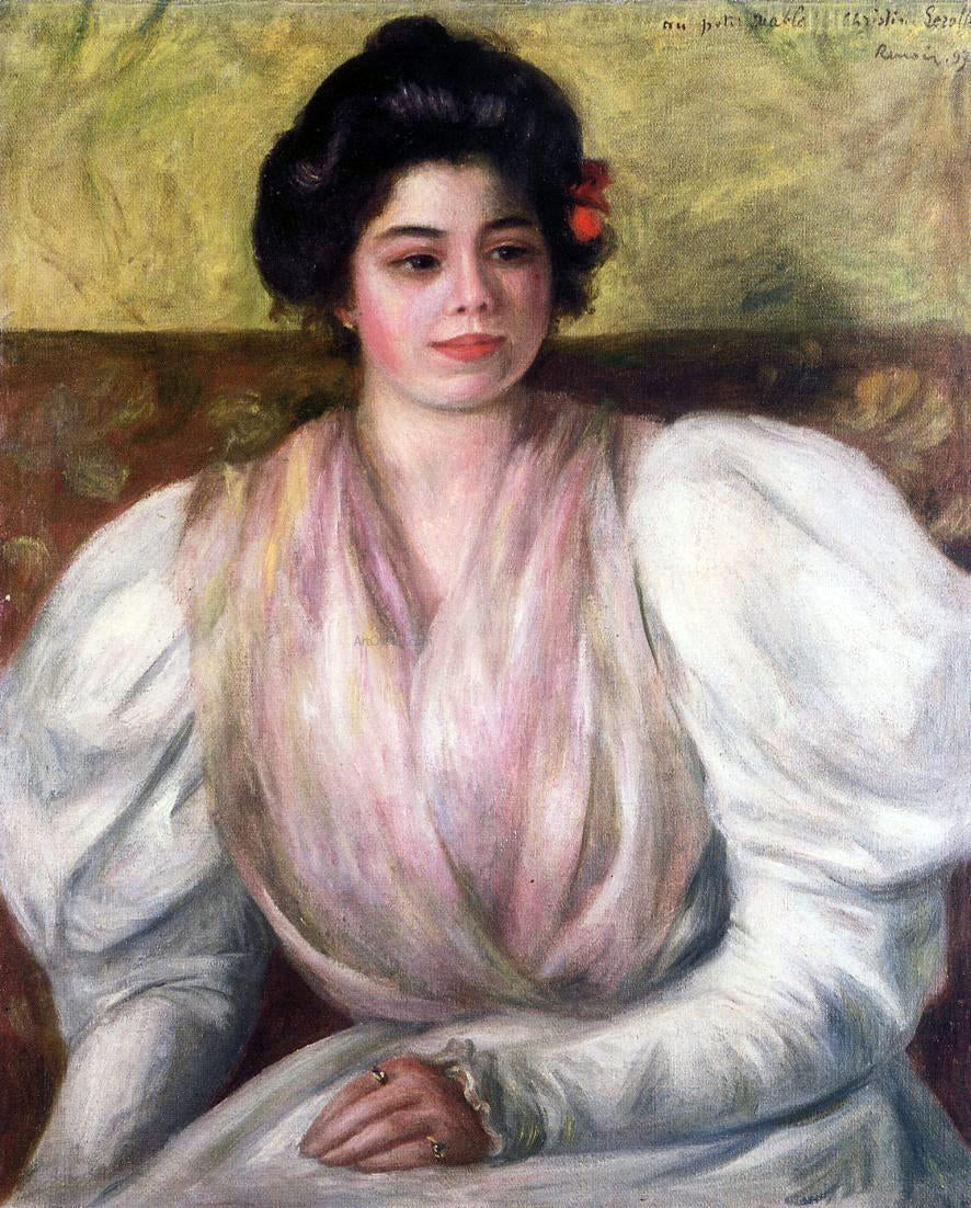 Pierre Auguste Renoir Christine Lerolle - Canvas Print