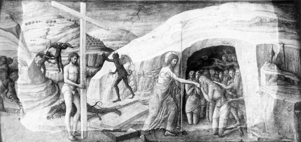 Jacopo Bellini Christus in der Vorholle - Canvas Print