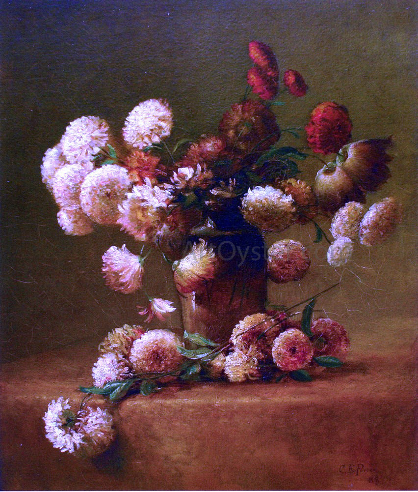 Charles Ethan Porter Chrysanthemums - Canvas Print