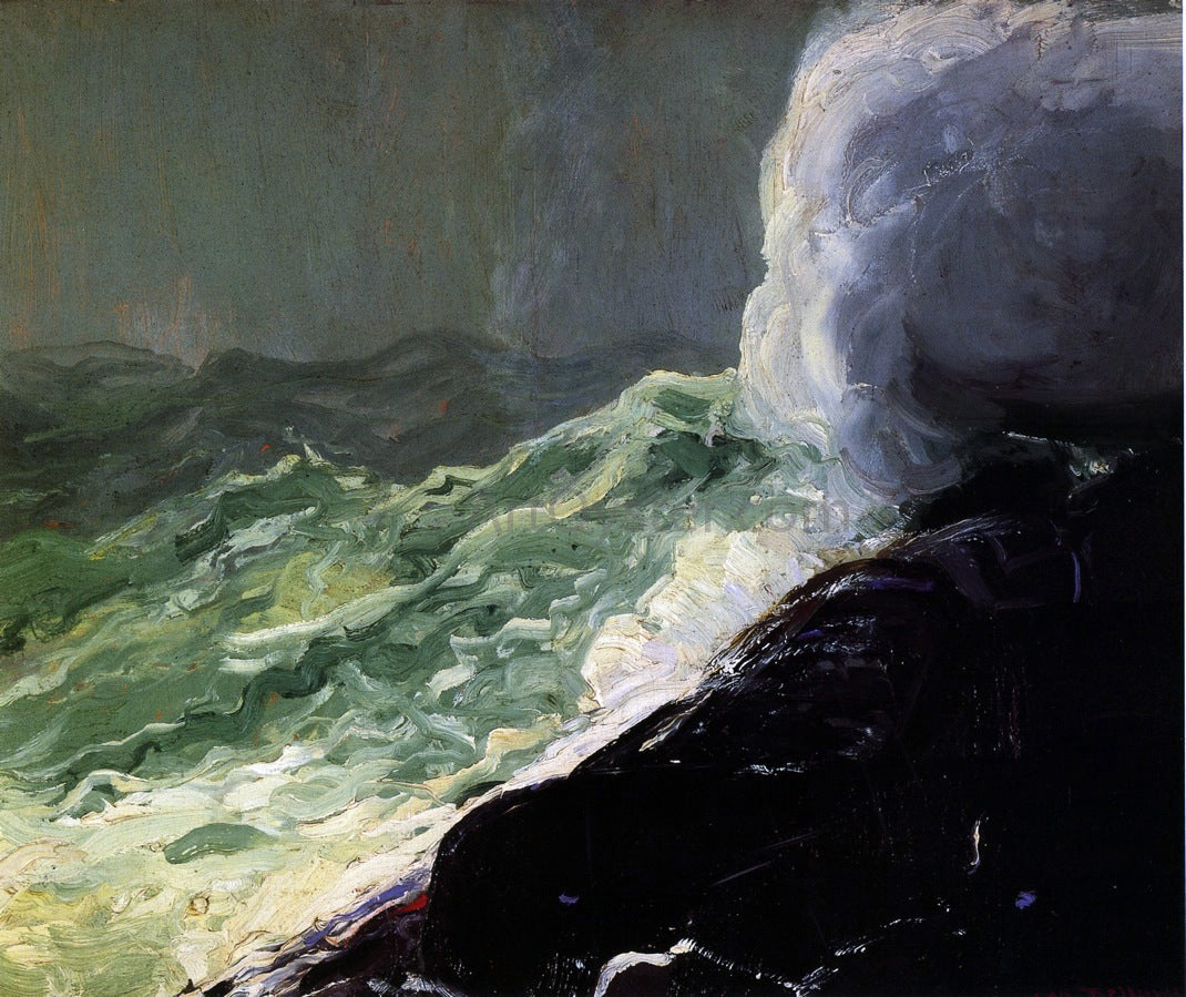 George Wesley Bellows Churn and Break - Canvas Print