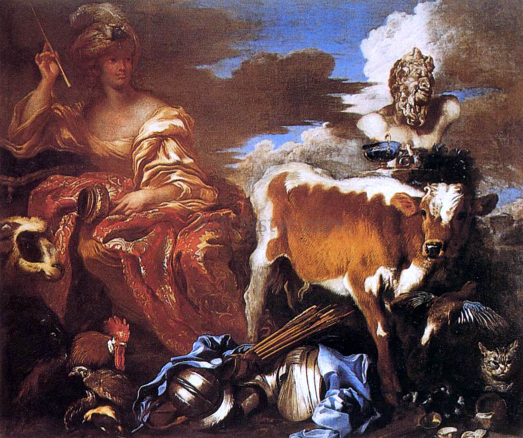 Giovanni Benedetto Castiglione Circe - Canvas Print