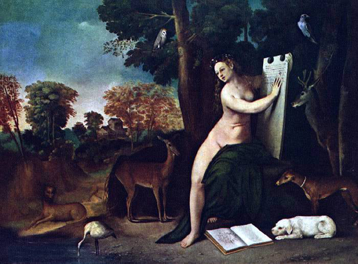 Dosso Dossi Circe and her Lovers in a Landscape - Canvas Print