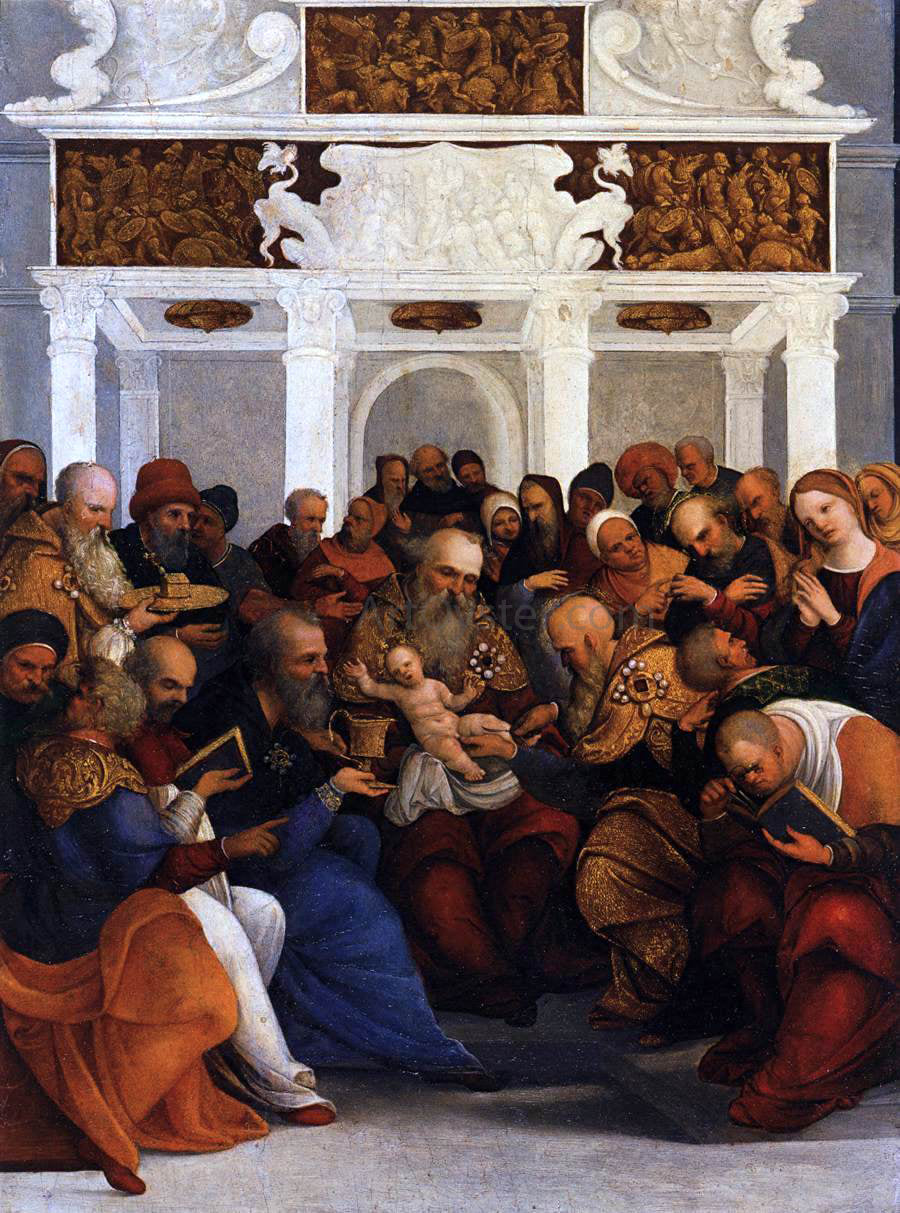 Ludovico Mazzolino Circumcision - Canvas Print