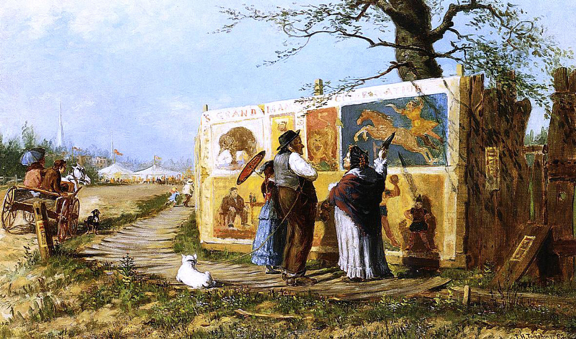Frank Hector Tompkins Circus Time - Canvas Print