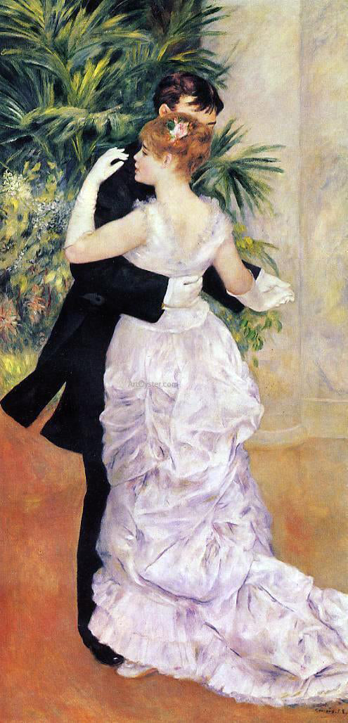 Pierre Auguste Renoir A City Dance - Canvas Print