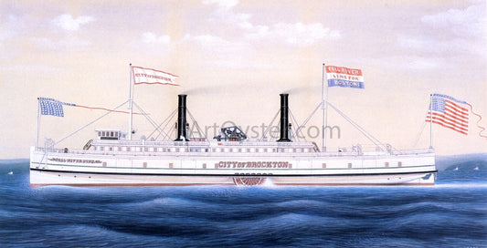 James Bard City of Brockton - Canvas Print