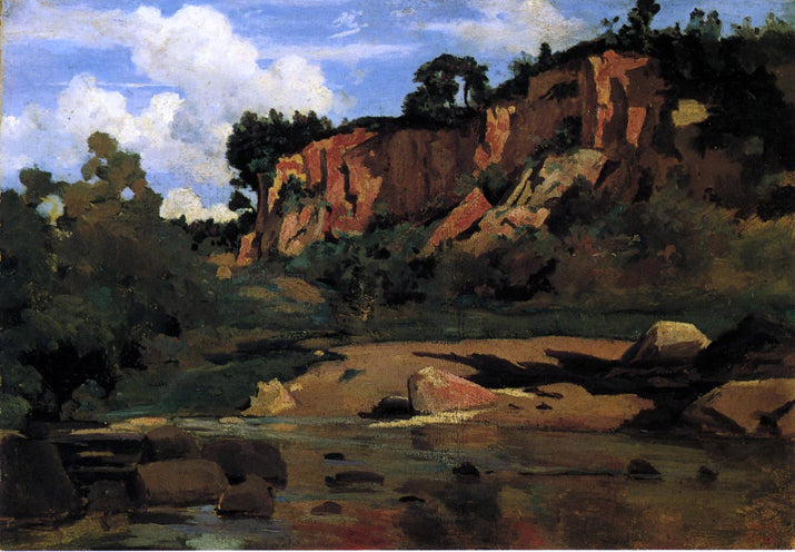 Jean-Baptiste-Camille Corot Civita Castellana and Mount Soracte - Canvas Print