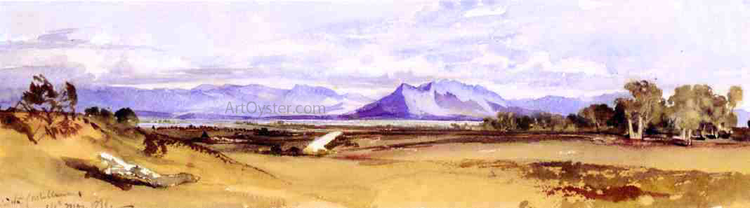 Edward Lear Civita Castellana - Canvas Print