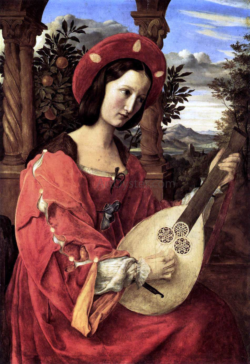 Julius Schnorr Von Carolsfeld Clara Bianca von Quandt - Canvas Print