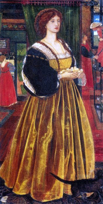 Sir Edward Burne-Jones Clara von Bork - Canvas Print