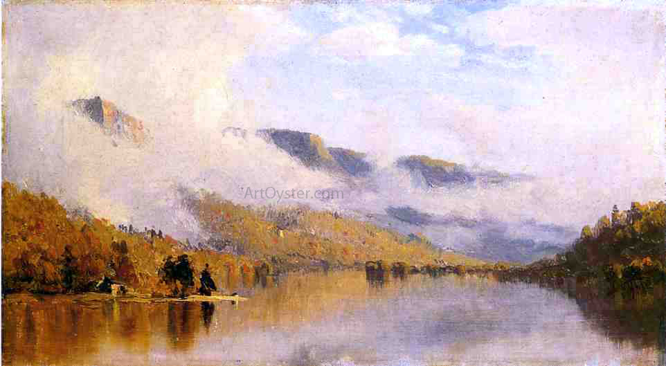 Sanford Robinson Gifford Clearing Storm over Lake George - Canvas Print