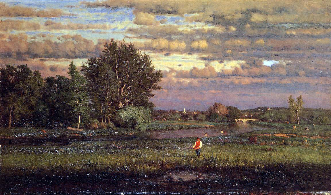 George Inness Clearing Up - Canvas Print