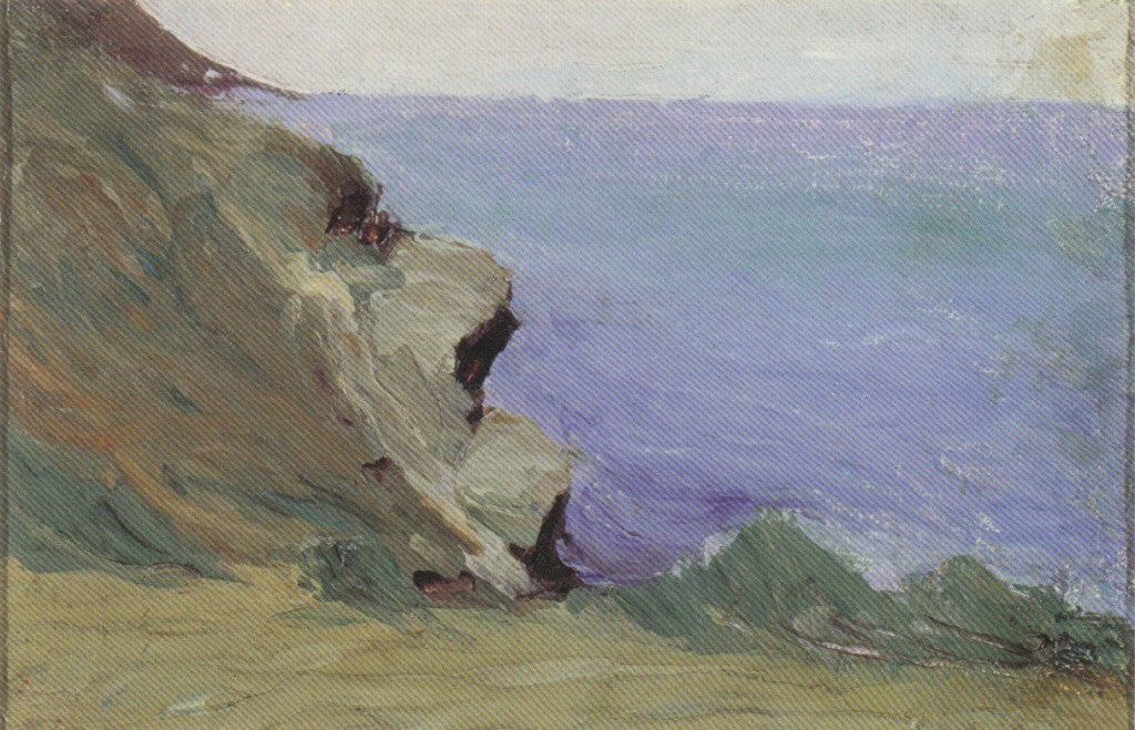 Mikalojus Ciurlionis Cliff by the Sea - Canvas Print