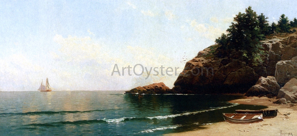Alfred Thompson Bricher Cliff Island, Maine - Canvas Print