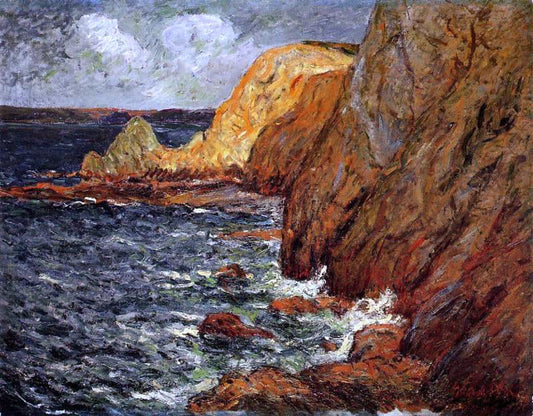 Maxime Maufra Cliffs - Canvas Print