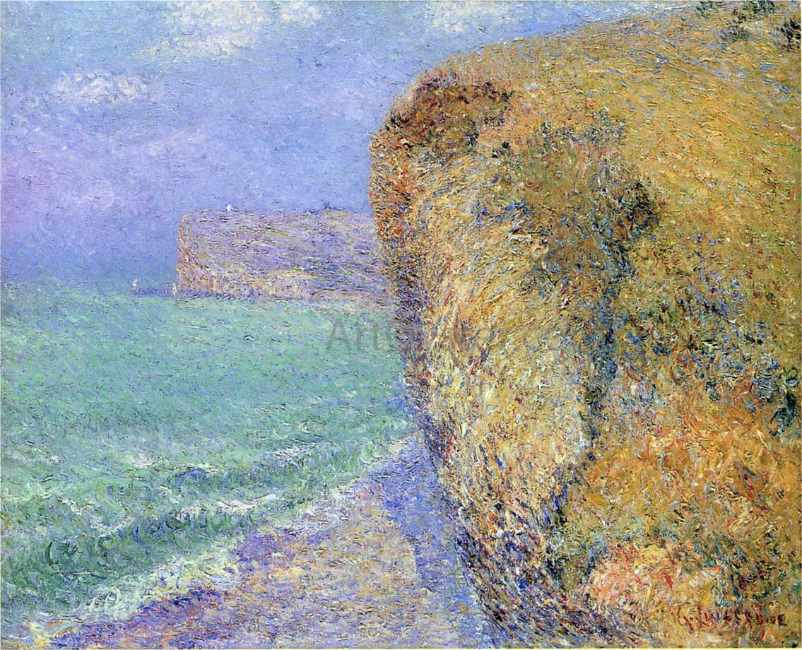 Gustave Loiseau Cliffs at Grainval - Canvas Print