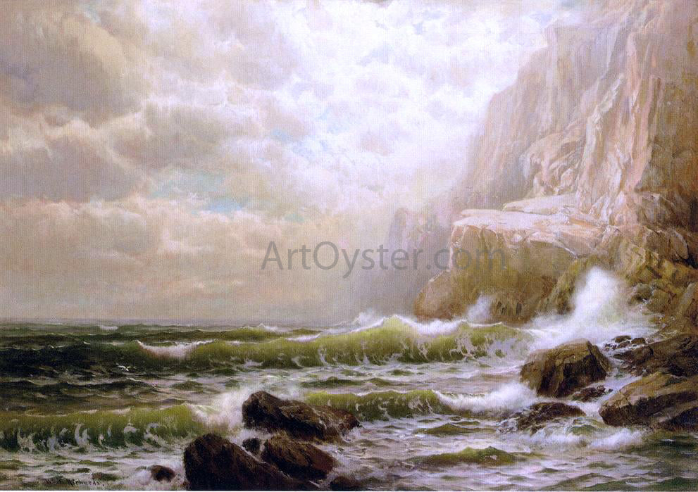 William Trost Richards Cliffs of Dover - Canvas Print