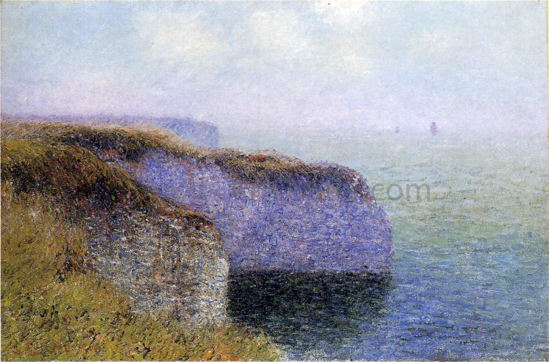 Gustave Loiseau Cliffs of Etretat - Canvas Print