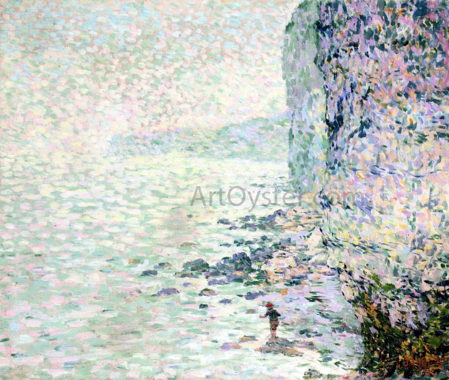 Claude-Emil Schuffenecker Cliffs of Etretat - Canvas Print