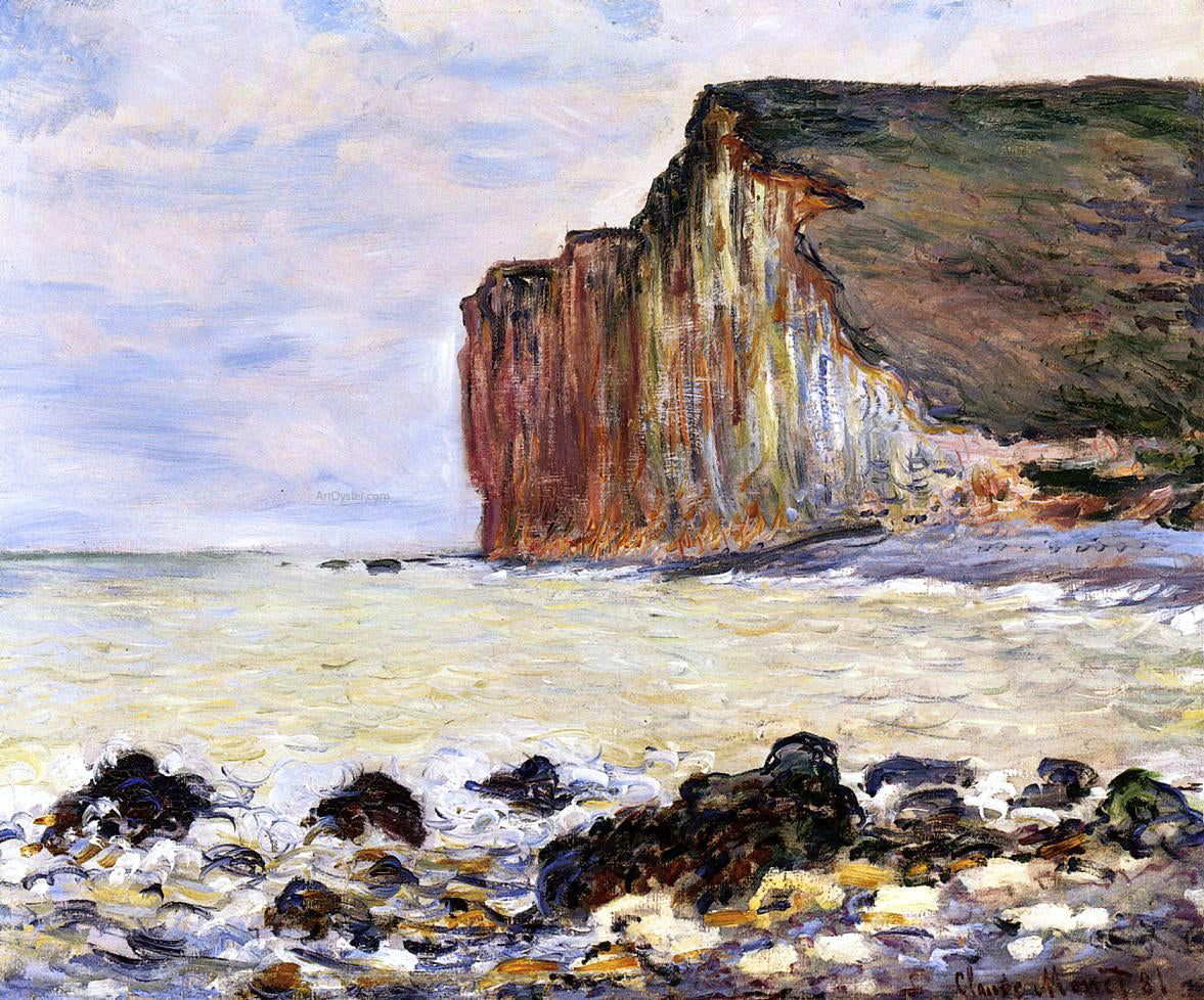 Claude Oscar Monet Cliffs of Les Petites-Dalles - Canvas Print