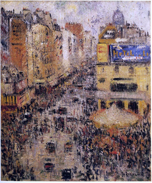 Gustave Loiseau Cligancourt Street - Canvas Print