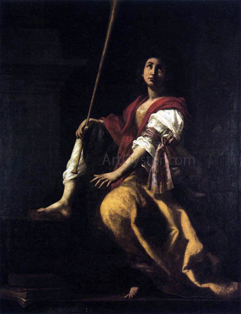 Giovanni Baglione Clio - Canvas Print