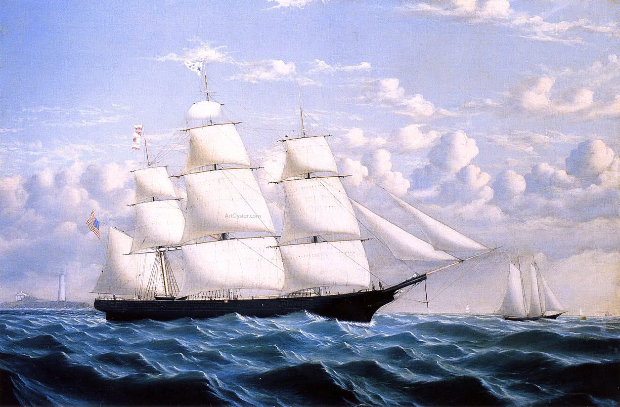 William Bradford Clipper Ship 'Northern Light' of Boston - Canvas Print