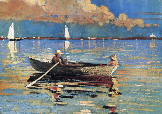 Winslow Homer A Gloucester Harbor - Canvas Print