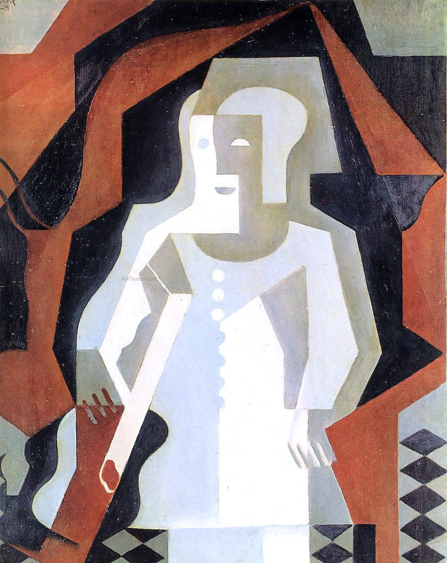 Juan Gris Clown - Canvas Print