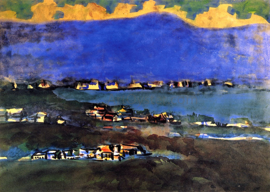 George Luks Coaltown - Canvas Print