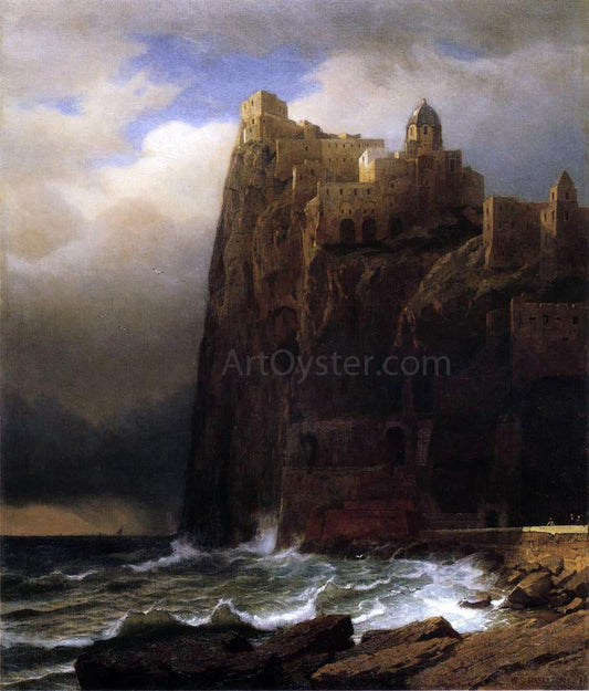William Stanley Haseltine Coastal Cliffs - Canvas Print