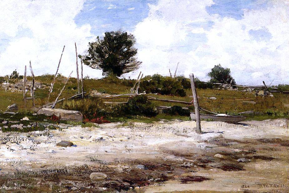 Dwight W Tryon Coastal Landscape - Canvas Print