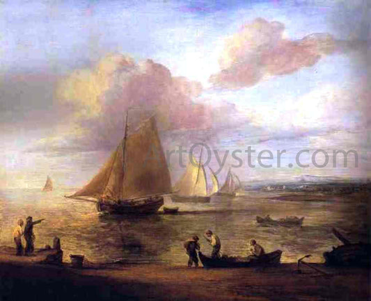 Thomas Gainsborough Coastal Scene - a Calm - Canvas Print