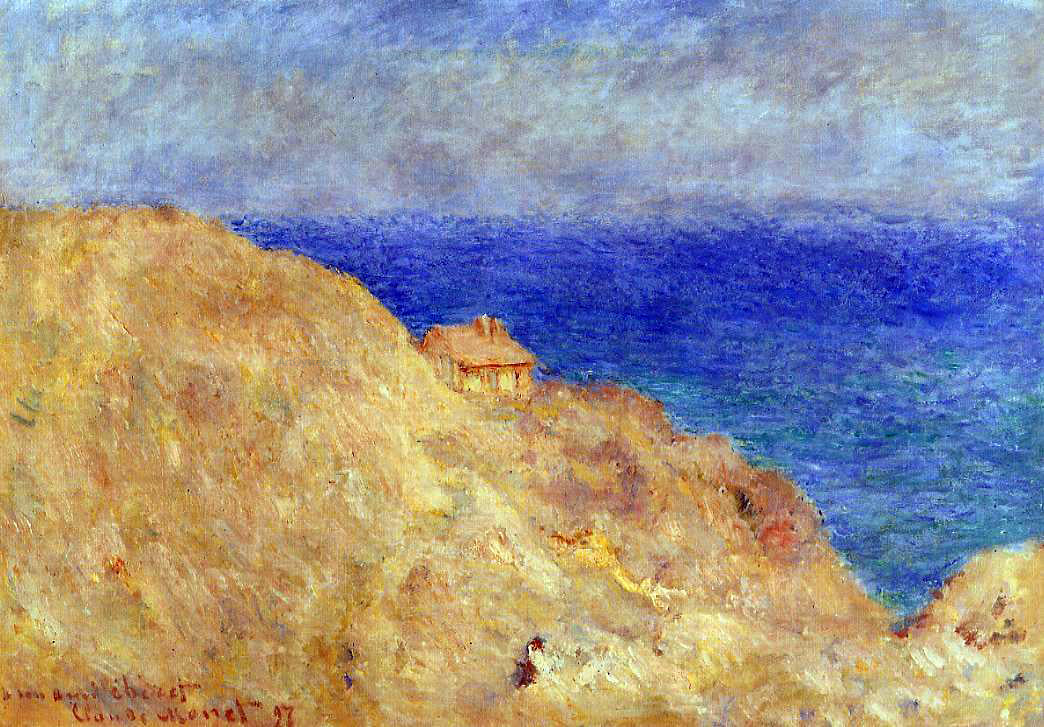 Claude Oscar Monet Coastguard Cabin - Canvas Print