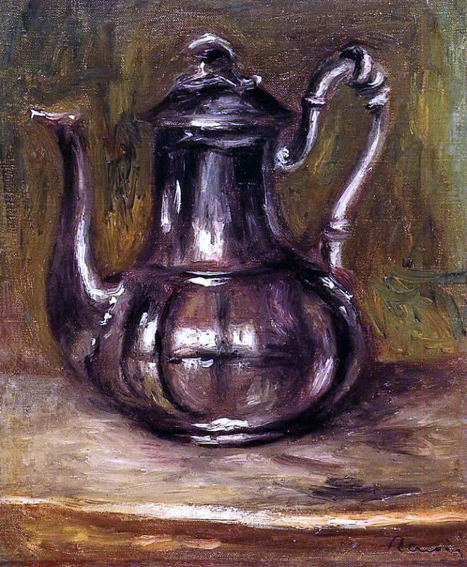 Pierre Auguste Renoir Coffee Pot - Canvas Print