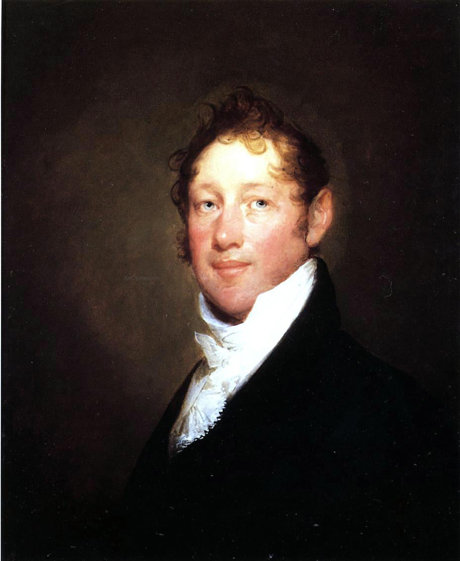 Gilbert Stuart Colonel Israel Elliot Trask - Canvas Print