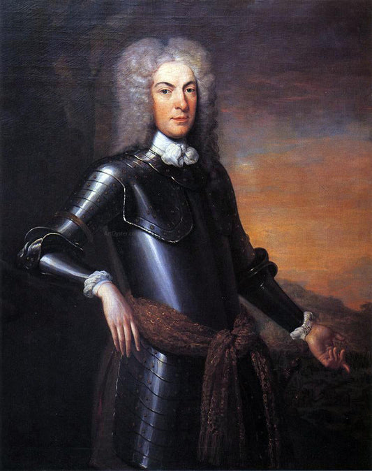 John Smibert Colonel James Otaway - Canvas Print