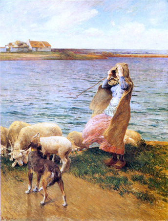 Luigi Chialiva Colpo di Vento - Canvas Print