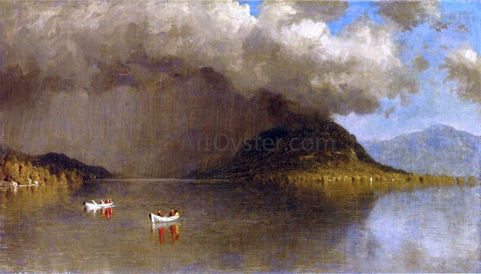 Sanford Robinson Gifford Coming Rain on Lake George: A Sketch - Canvas Print