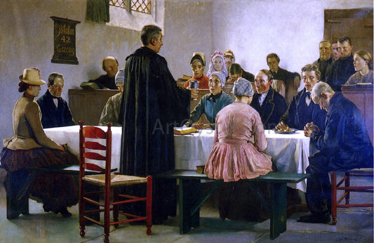 Gari Melchers Communion - Canvas Print