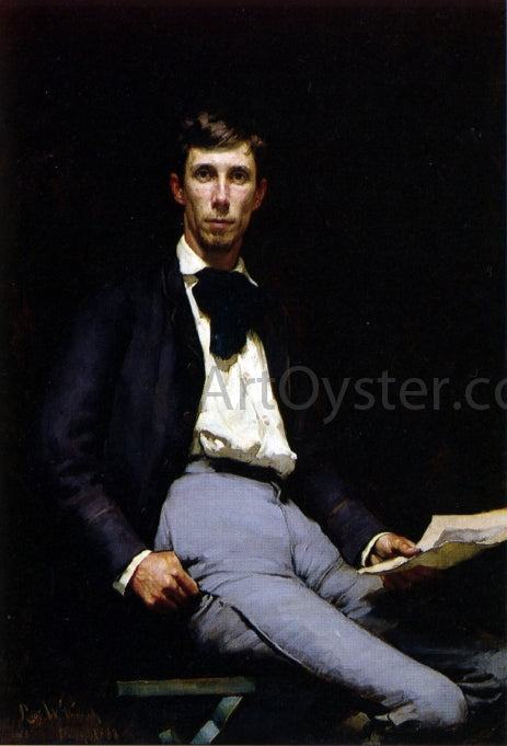 Robert Vonnoh Companion of the Studio - Canvas Print
