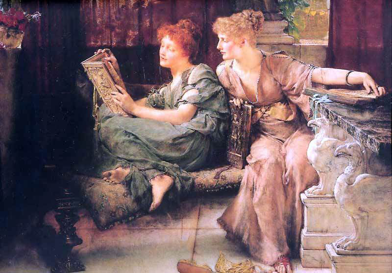 Sir Lawrence Alma-Tadema Comparisions - Canvas Print