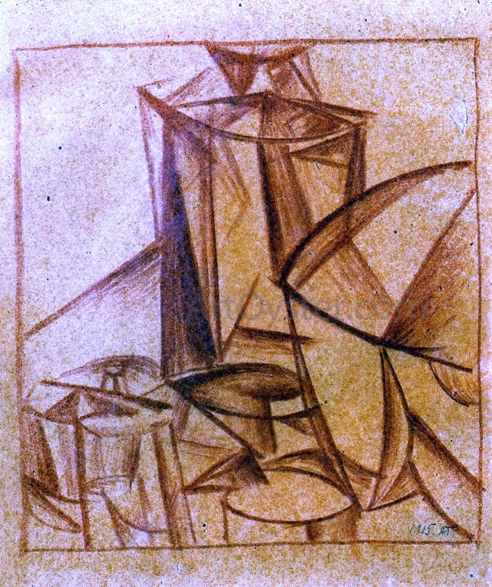 Alexander Bogomazov Composition - Canvas Print