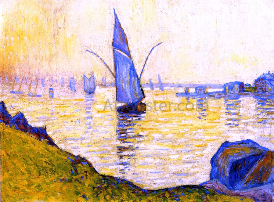 Paul Signac Concarneau (study) - Canvas Print