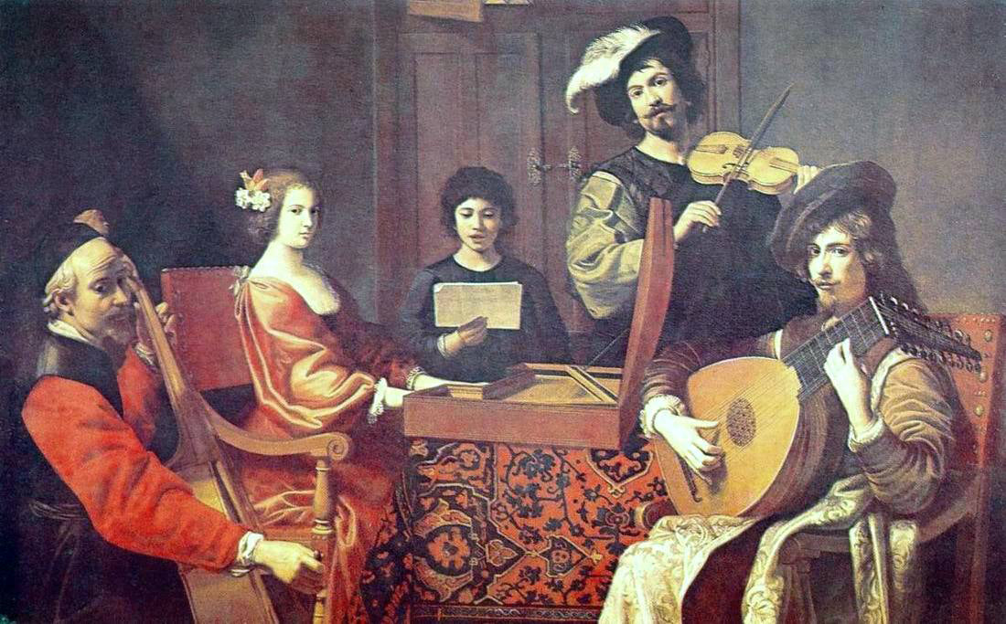 Robert Tournieres Concert - Canvas Print