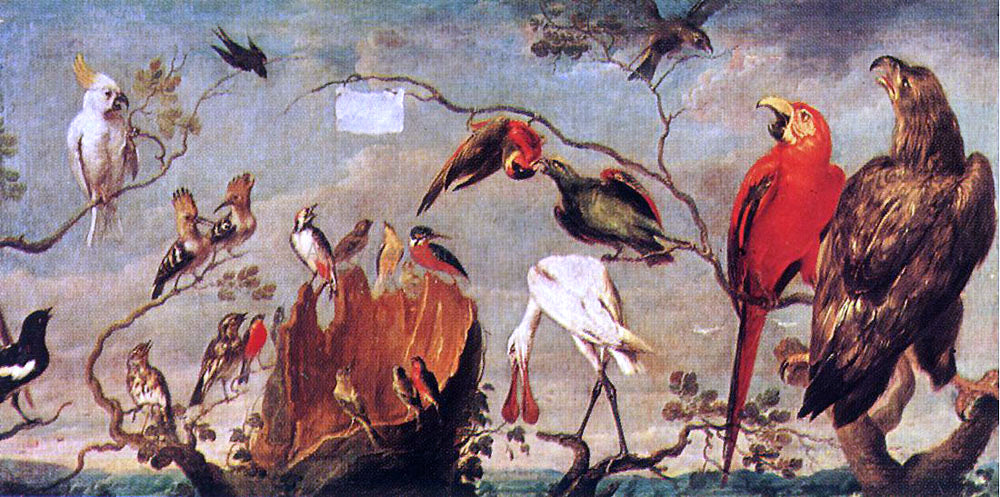 Frans Snyders Concert of Birds - Canvas Print